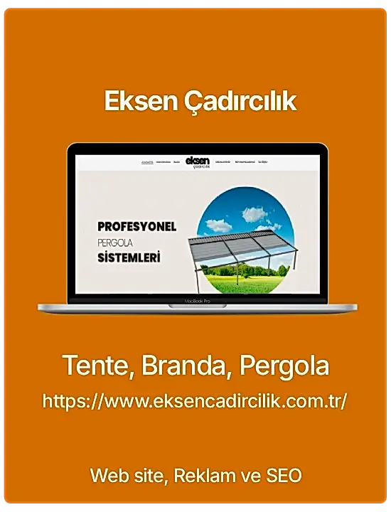 eksen tente web site seo reklam